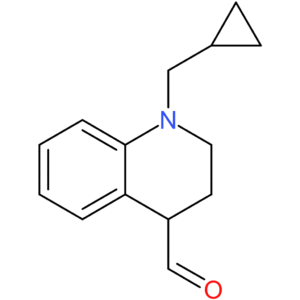 1-(cyclopropylmethyl)-1,2,3,4-tetrahydroquinoline-4-carbaldehyde