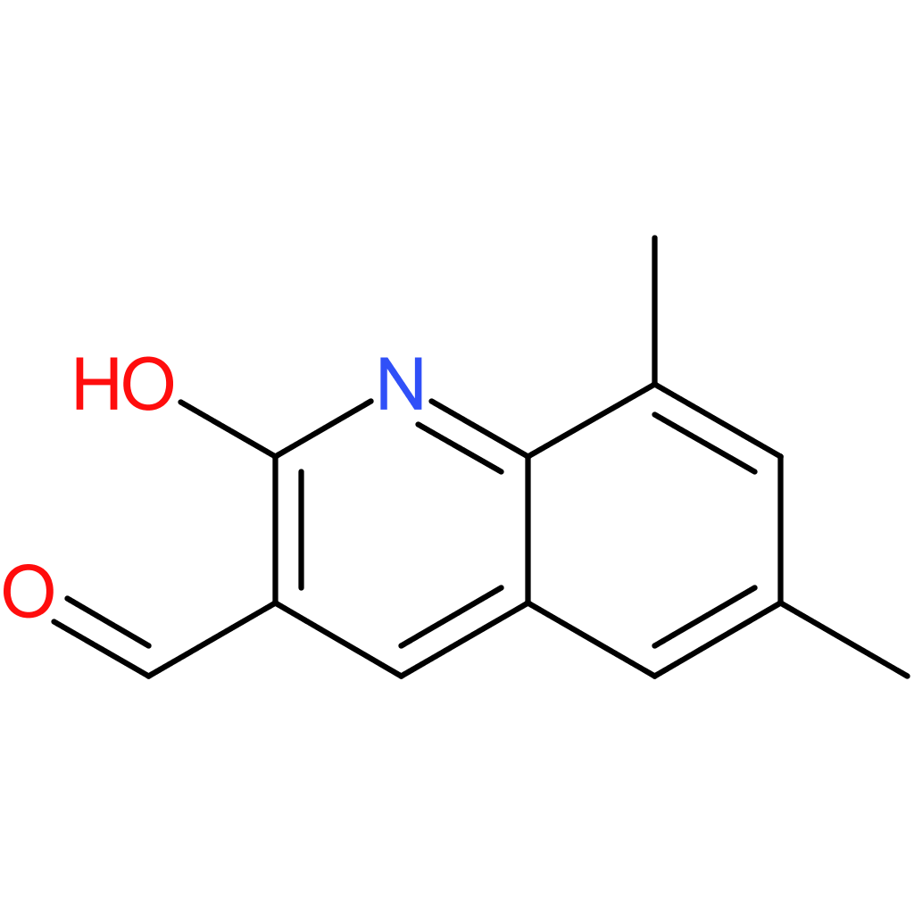 2-hydroxy-6,8-dimethylquinoline-3-carbaldehyde