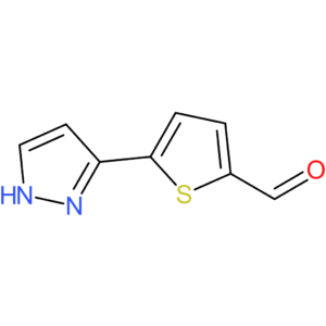5-(1H-pyrazol-3-yl)thiophene-2-carbaldehyde