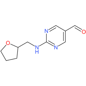 2-(((tetrahydrofuran-2-yl)methyl)amino)pyrimidine-5-carbaldehyde