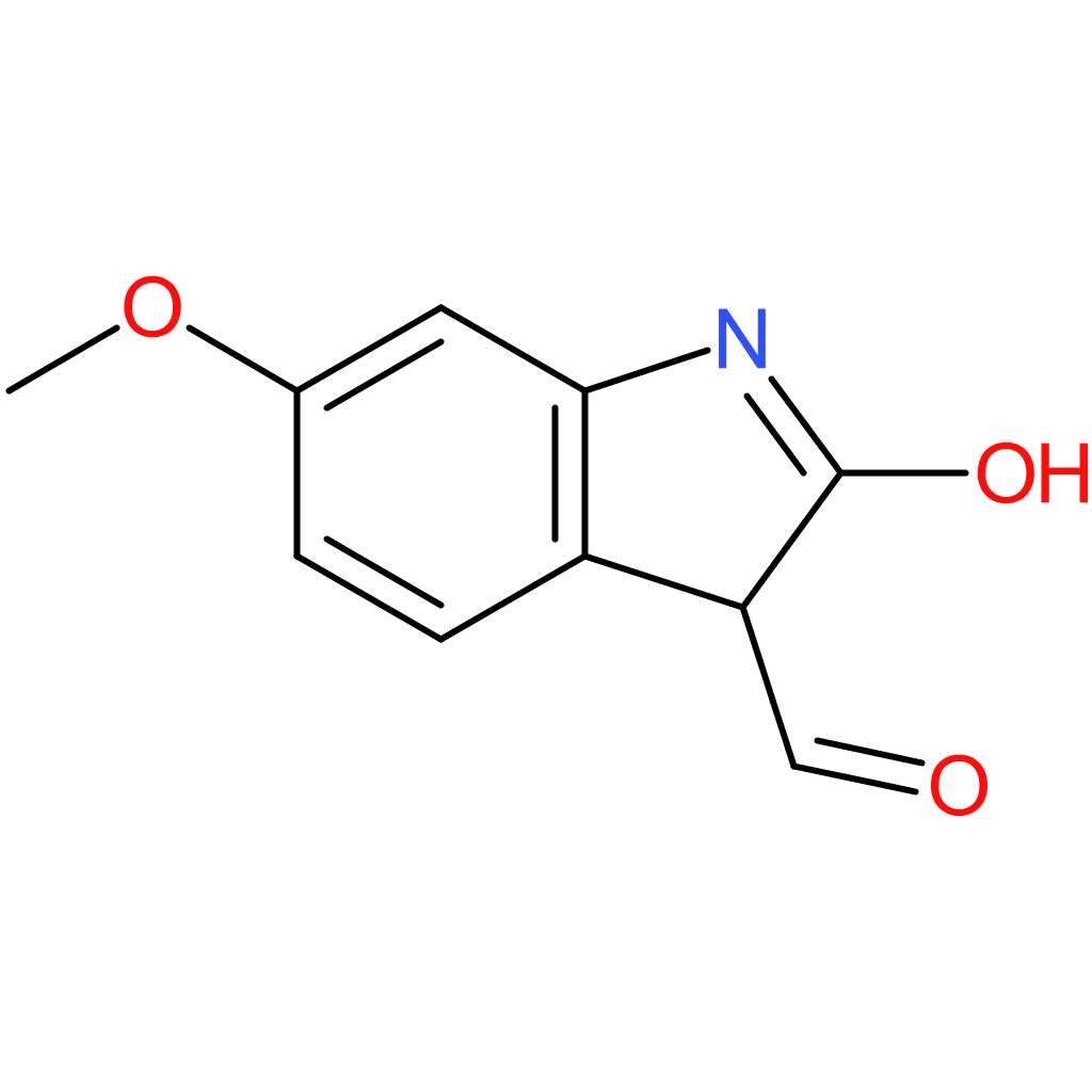 2-hydroxy-6-methoxy-3H-indole-3-carbaldehyde