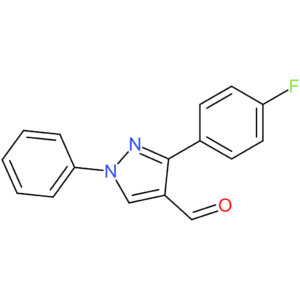 3-(4-fluorophenyl)-1-phenyl-1H-pyrazole-4-carbaldehyde
