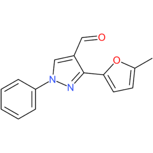 3-(5-methylfuran-2-yl)-1-phenyl-1H-pyrazole-4-carbaldehyde