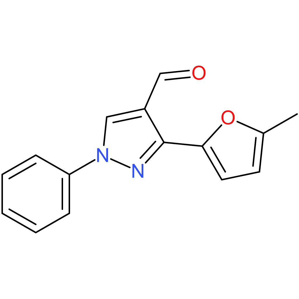 3-(5-methylfuran-2-yl)-1-phenyl-1H-pyrazole-4-carbaldehyde