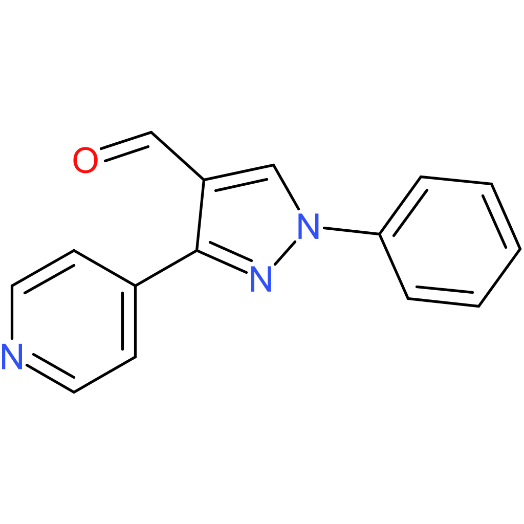 1-phenyl-3-(pyridin-4-yl)-1H-pyrazole-4-carbaldehyde