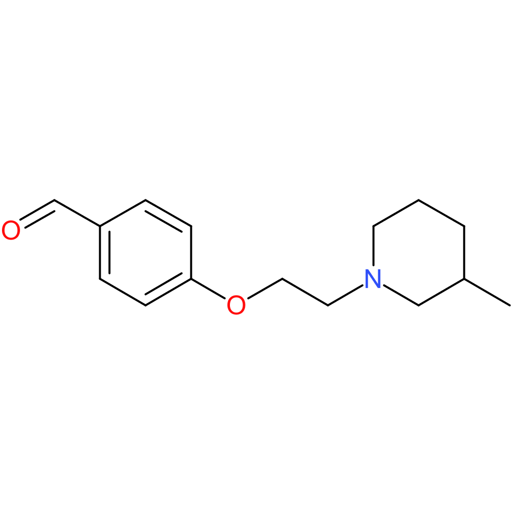 4-(2-(3-methylpiperidin-1-yl)ethoxy)benzaldehyde