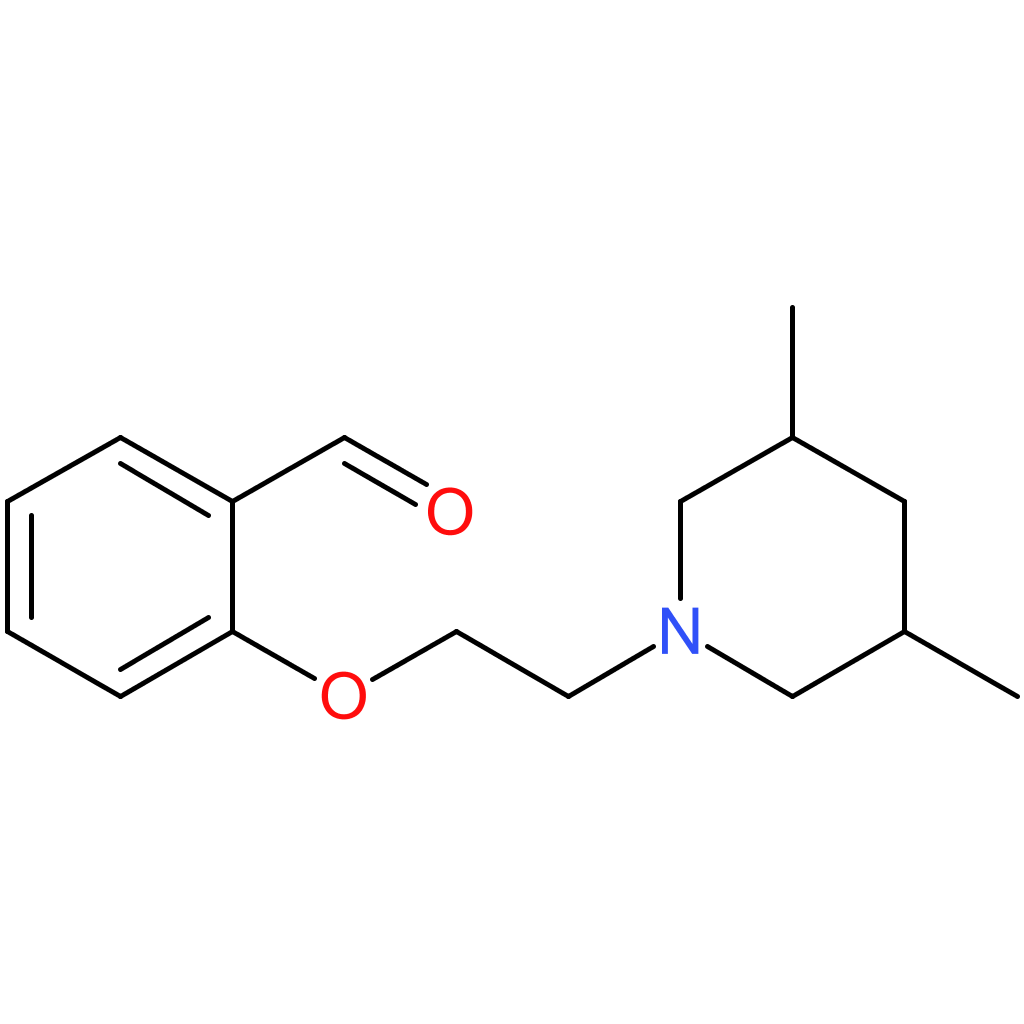 2-(2-(3,5-dimethylpiperidin-1-yl)ethoxy)benzaldehyde