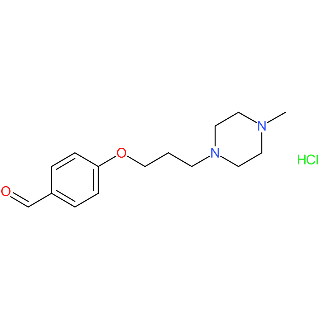4-(3-(4-methylpiperazin-1-yl)propoxy)benzaldehyde hydrochloride