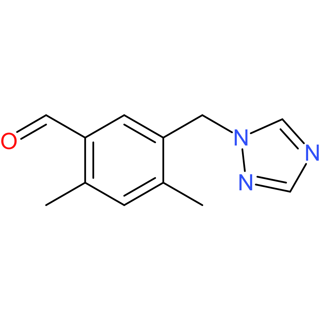 5-((1H-1,2,4-triazol-1-yl)methyl)-2,4-dimethylbenzaldehyde