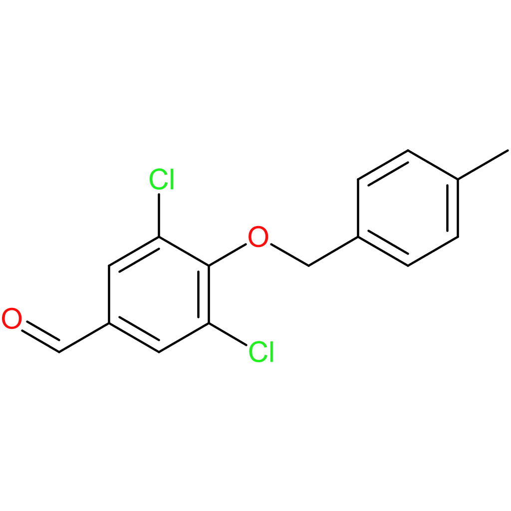 3,5-dichloro-4-((4-methylbenzyl)oxy)benzaldehyde