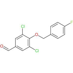 3,5-dichloro-4-((4-fluorobenzyl)oxy)benzaldehyde