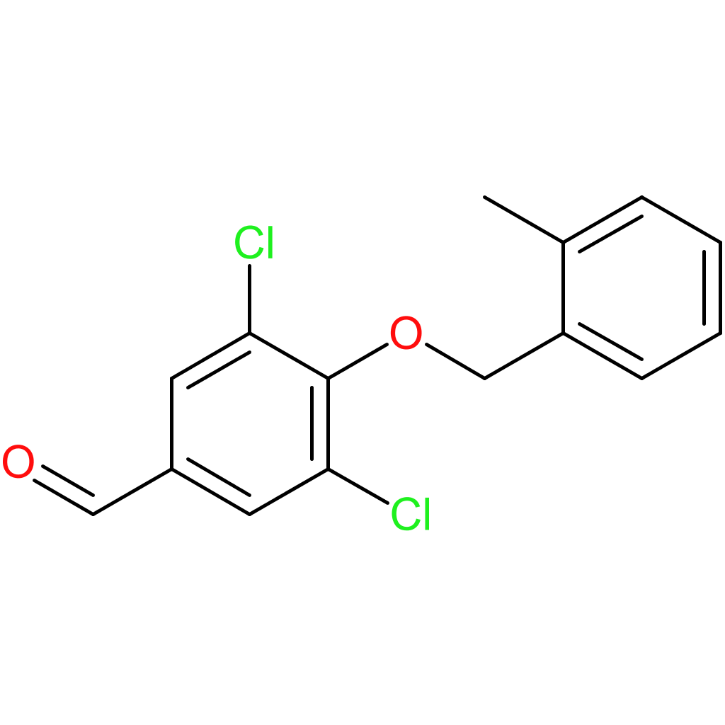 3,5-dichloro-4-((2-methylbenzyl)oxy)benzaldehyde