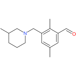 2,5-dimethyl-3-((3-methylpiperidin-1-yl)methyl)benzaldehyde