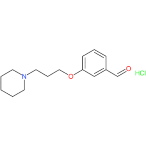 3-(3-(piperidin-1-yl)propoxy)benzaldehyde hydrochloride