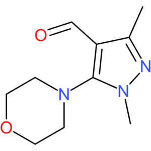 1,3-dimethyl-5-morpholino-1H-pyrazole-4-carbaldehyde