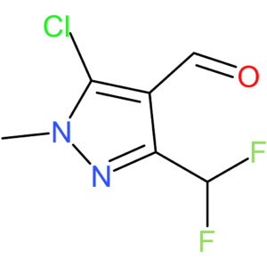 5-chloro-3-(difluoromethyl)-1-methyl-1H-pyrazole-4-carbaldehyde