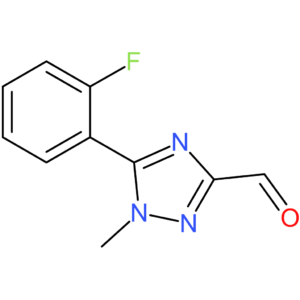 5-(2-fluorophenyl)-1-methyl-1H-1,2,4-triazole-3-carbaldehyde