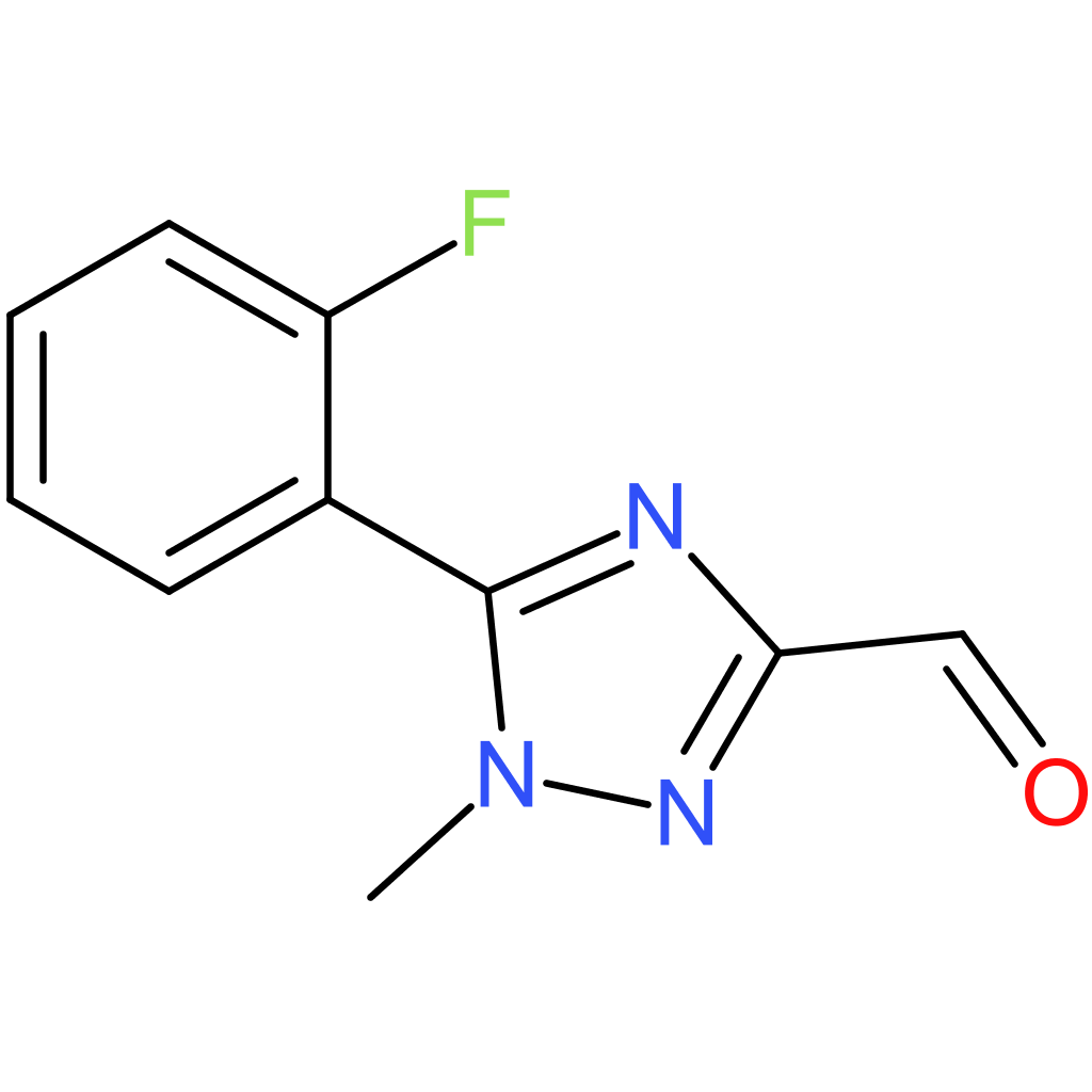 5-(2-fluorophenyl)-1-methyl-1H-1,2,4-triazole-3-carbaldehyde