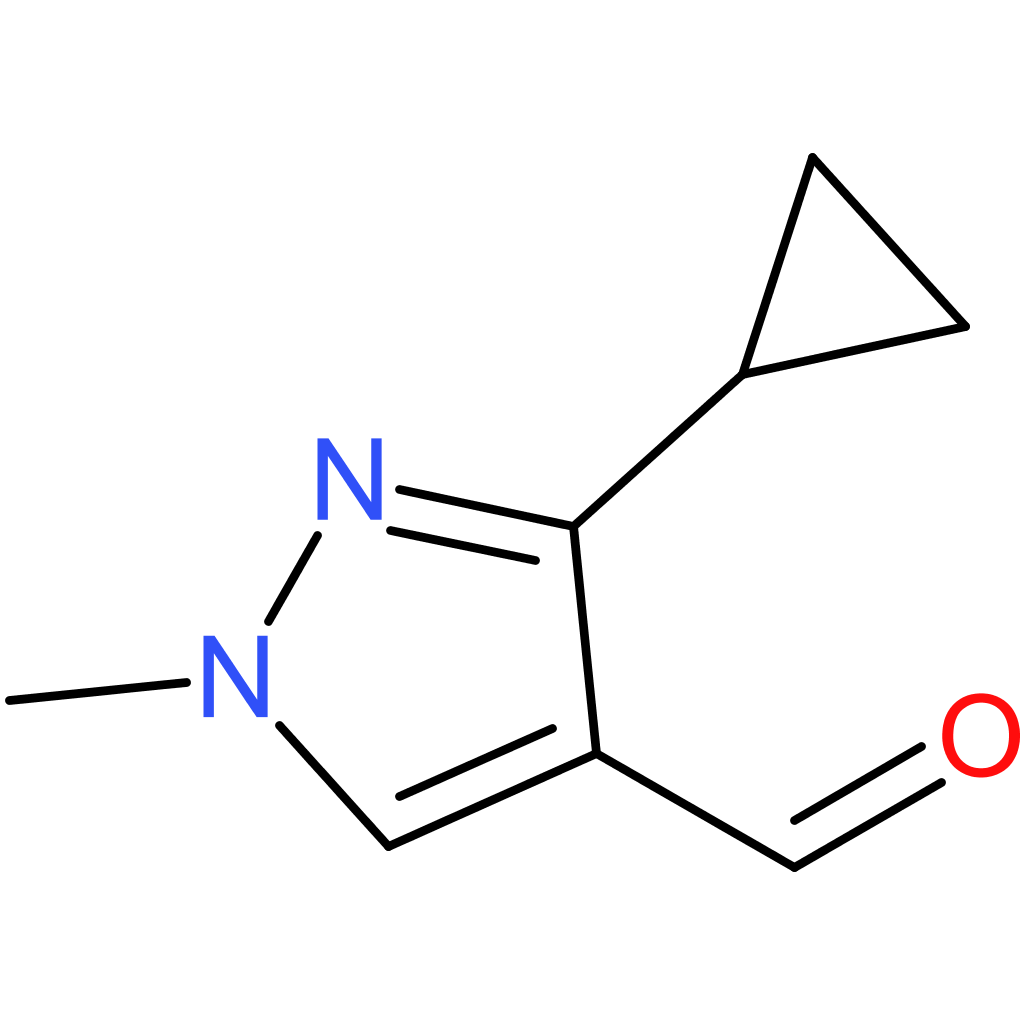 3-cyclopropyl-1-methyl-1H-pyrazole-4-carbaldehyde