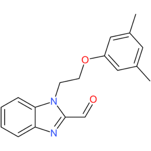 1-(2-(3,5-dimethylphenoxy)ethyl)-1H-benzo[d]imidazole-2-carbaldehyde