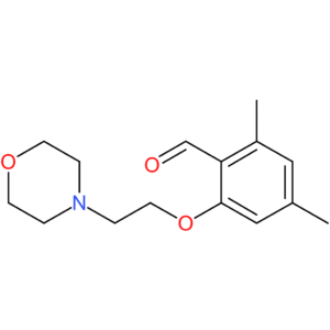2,4-dimethyl-6-(2-morpholinoethoxy)benzaldehyde