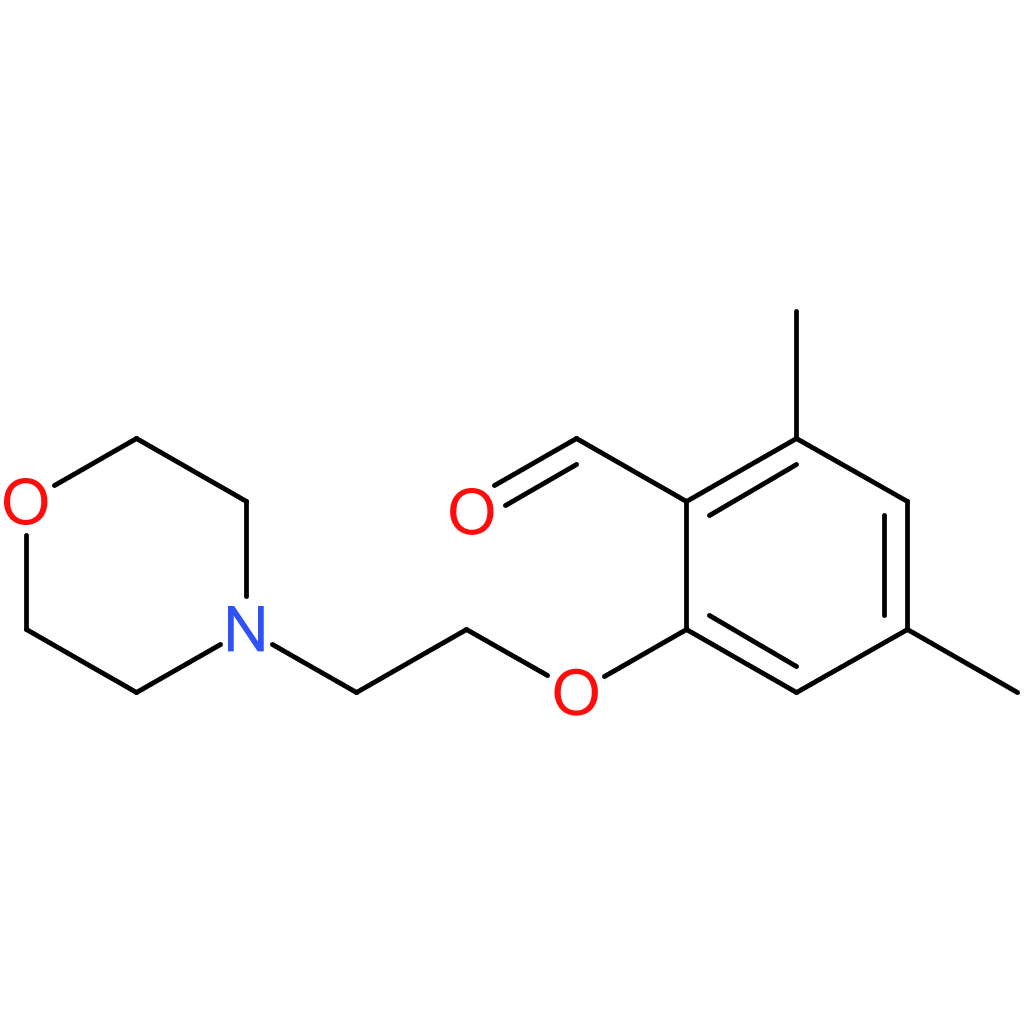 2,4-dimethyl-6-(2-morpholinoethoxy)benzaldehyde