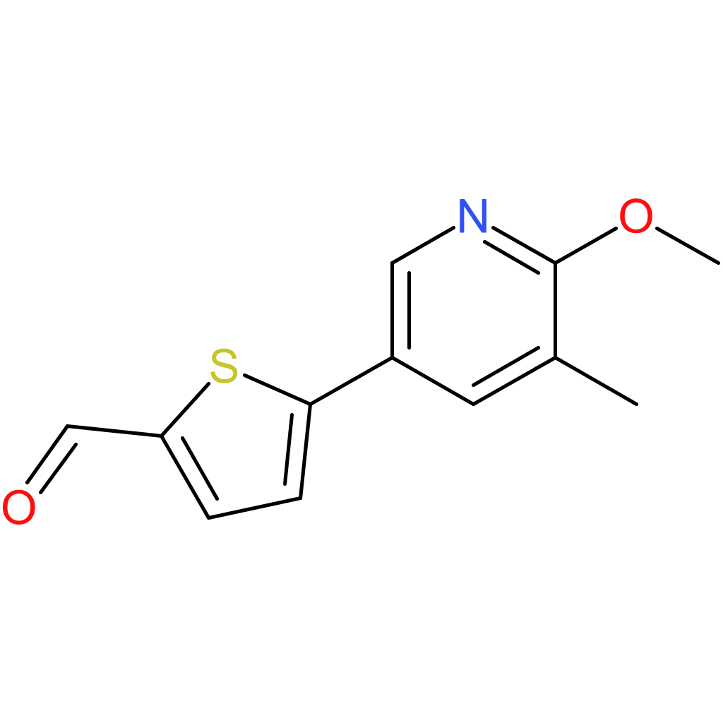 5-(6-methoxy-5-methylpyridin-3-yl)thiophene-2-carbaldehyde
