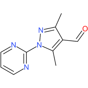3,5-dimethyl-1-(pyrimidin-2-yl)-1H-pyrazole-4-carbaldehyde