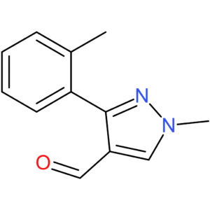 1-methyl-3-(o-tolyl)-1H-pyrazole-4-carbaldehyde