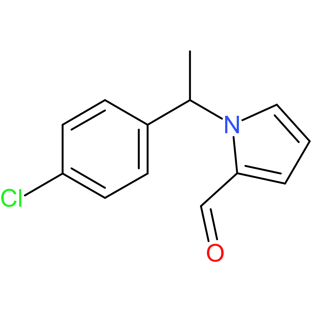 1-(1-(4-chlorophenyl)ethyl)-1H-pyrrole-2-carbaldehyde