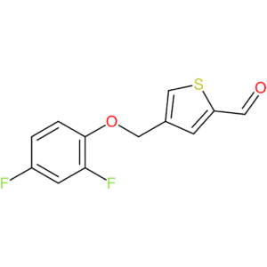 4-((2,4-difluorophenoxy)methyl)thiophene-2-carbaldehyde