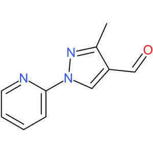 3-methyl-1-(pyridin-2-yl)-1H-pyrazole-4-carbaldehyde