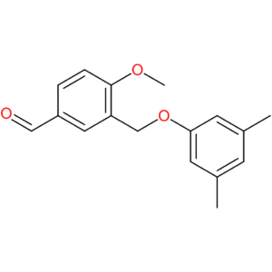 3-((3,5-dimethylphenoxy)methyl)-4-methoxybenzaldehyde