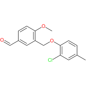 3-((2-chloro-4-methylphenoxy)methyl)-4-methoxybenzaldehyde