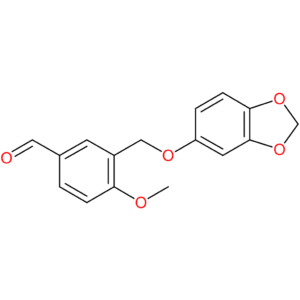 3-((benzo[d][1,3]dioxol-5-yloxy)methyl)-4-methoxybenzaldehyde