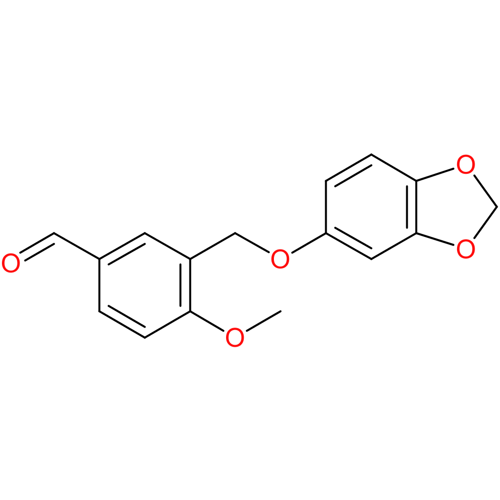 3-((benzo[d][1,3]dioxol-5-yloxy)methyl)-4-methoxybenzaldehyde