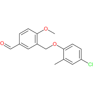 3-((4-chloro-2-methylphenoxy)methyl)-4-methoxybenzaldehyde