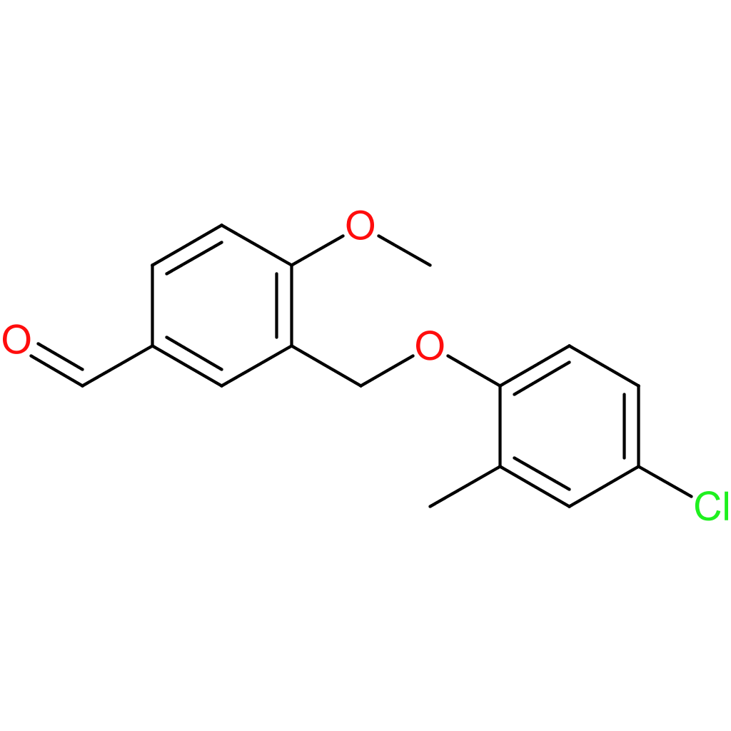 3-((4-chloro-2-methylphenoxy)methyl)-4-methoxybenzaldehyde