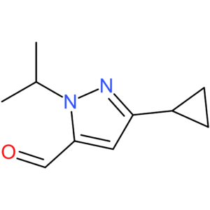 3-cyclopropyl-1-isopropyl-1H-pyrazole-5-carbaldehyde