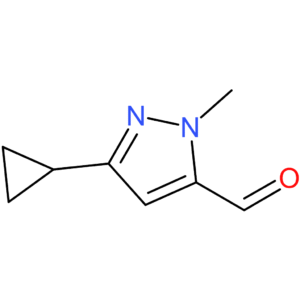 3-cyclopropyl-1-methyl-1H-pyrazole-5-carbaldehyde