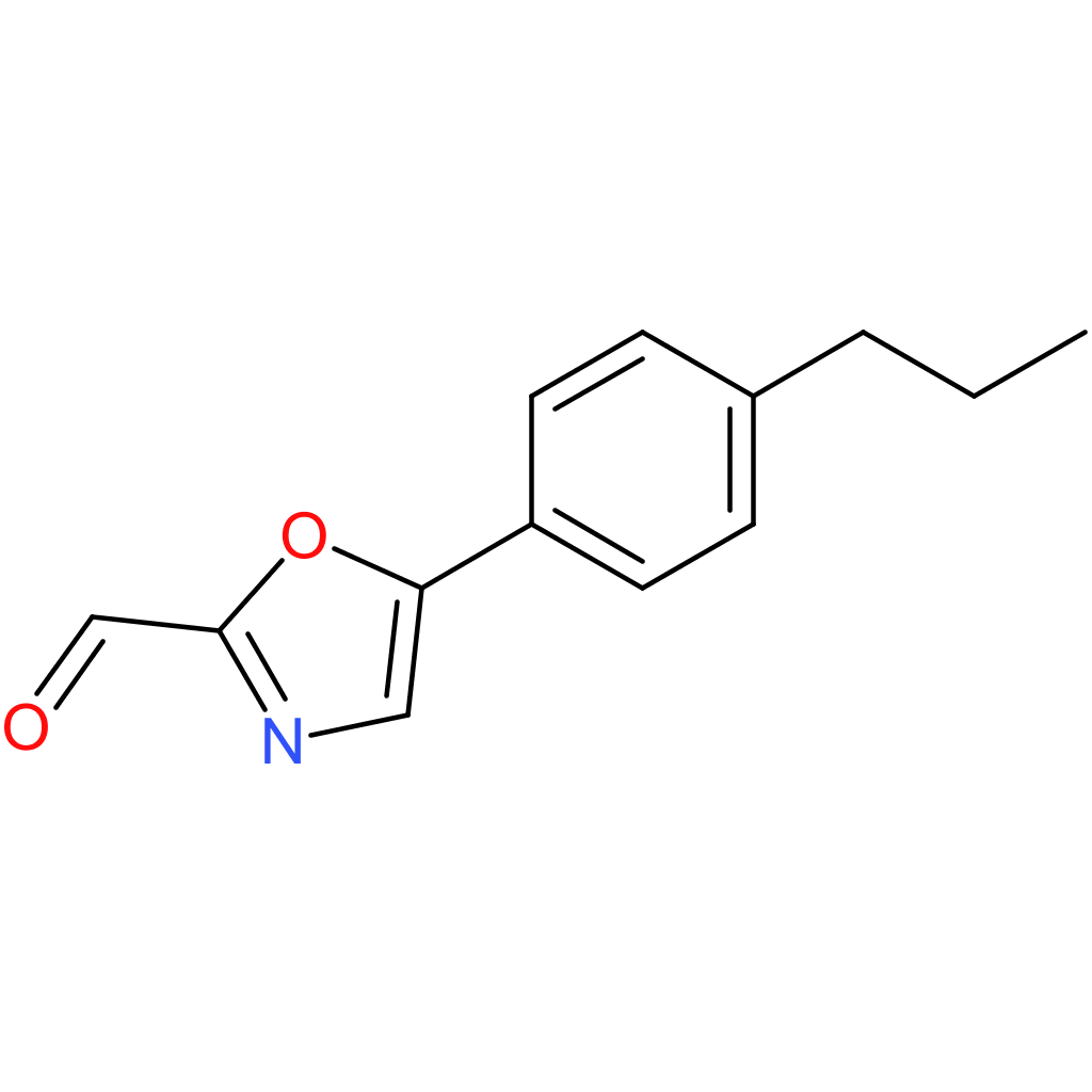 5-(4-propylphenyl)oxazole-2-carbaldehyde