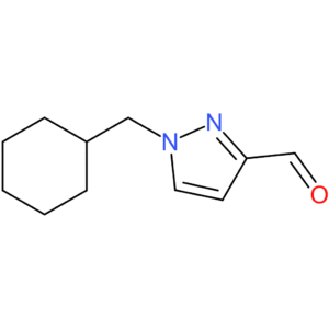1-(cyclohexylmethyl)-1H-pyrazole-3-carbaldehyde