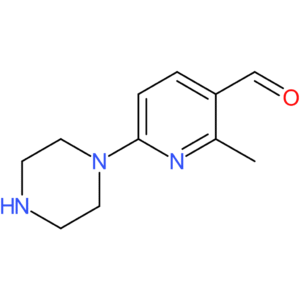2-methyl-6-(piperazin-1-yl)nicotinaldehyde
