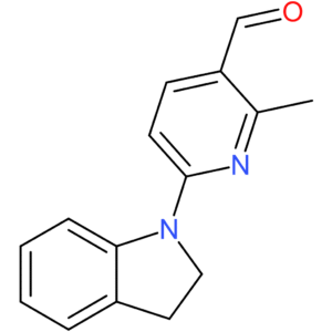 6-(indolin-1-yl)-2-methylnicotinaldehyde