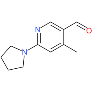 4-methyl-6-(pyrrolidin-1-yl)nicotinaldehyde