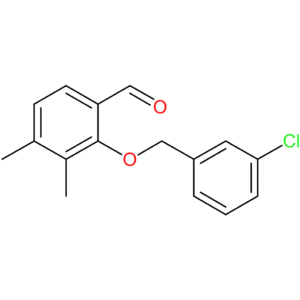 2-((3-chlorobenzyl)oxy)-3,4-dimethylbenzaldehyde