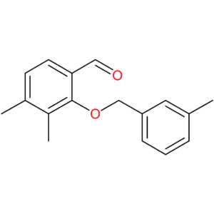 3,4-dimethyl-2-((3-methylbenzyl)oxy)benzaldehyde