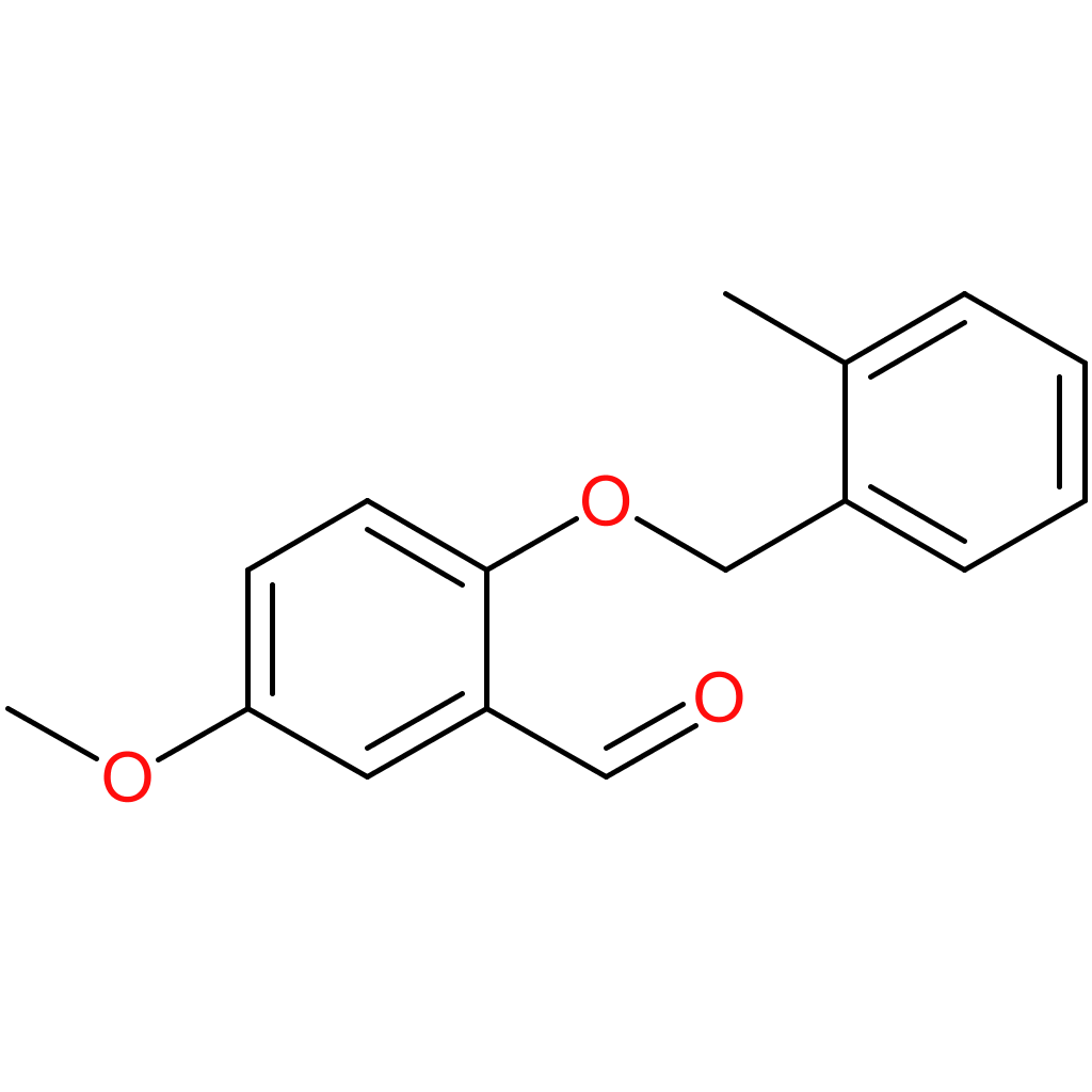 5-methoxy-2-((2-methylbenzyl)oxy)benzaldehyde