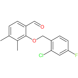 2-((2-chloro-4-fluorobenzyl)oxy)-3,4-dimethylbenzaldehyde