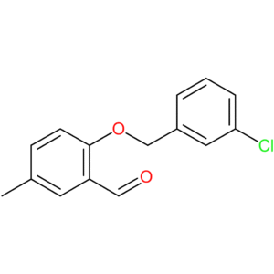 2-((3-chlorobenzyl)oxy)-5-methylbenzaldehyde